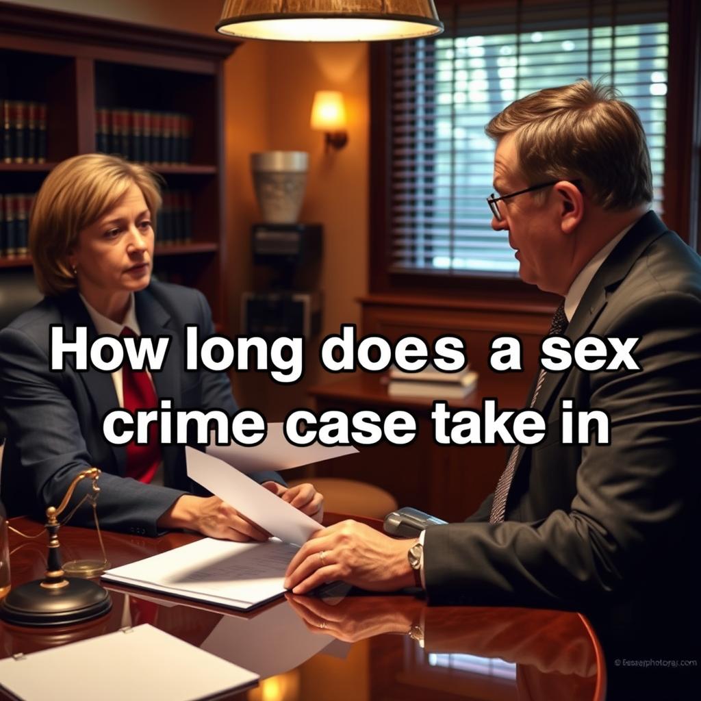 How long does a sex crime case take in Essex County