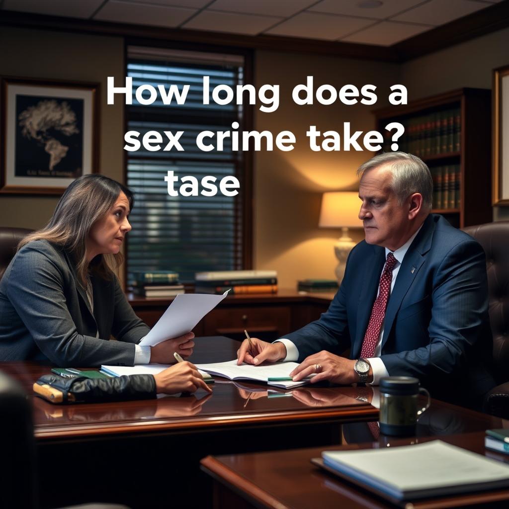 How long does a sex crime case take in King George County