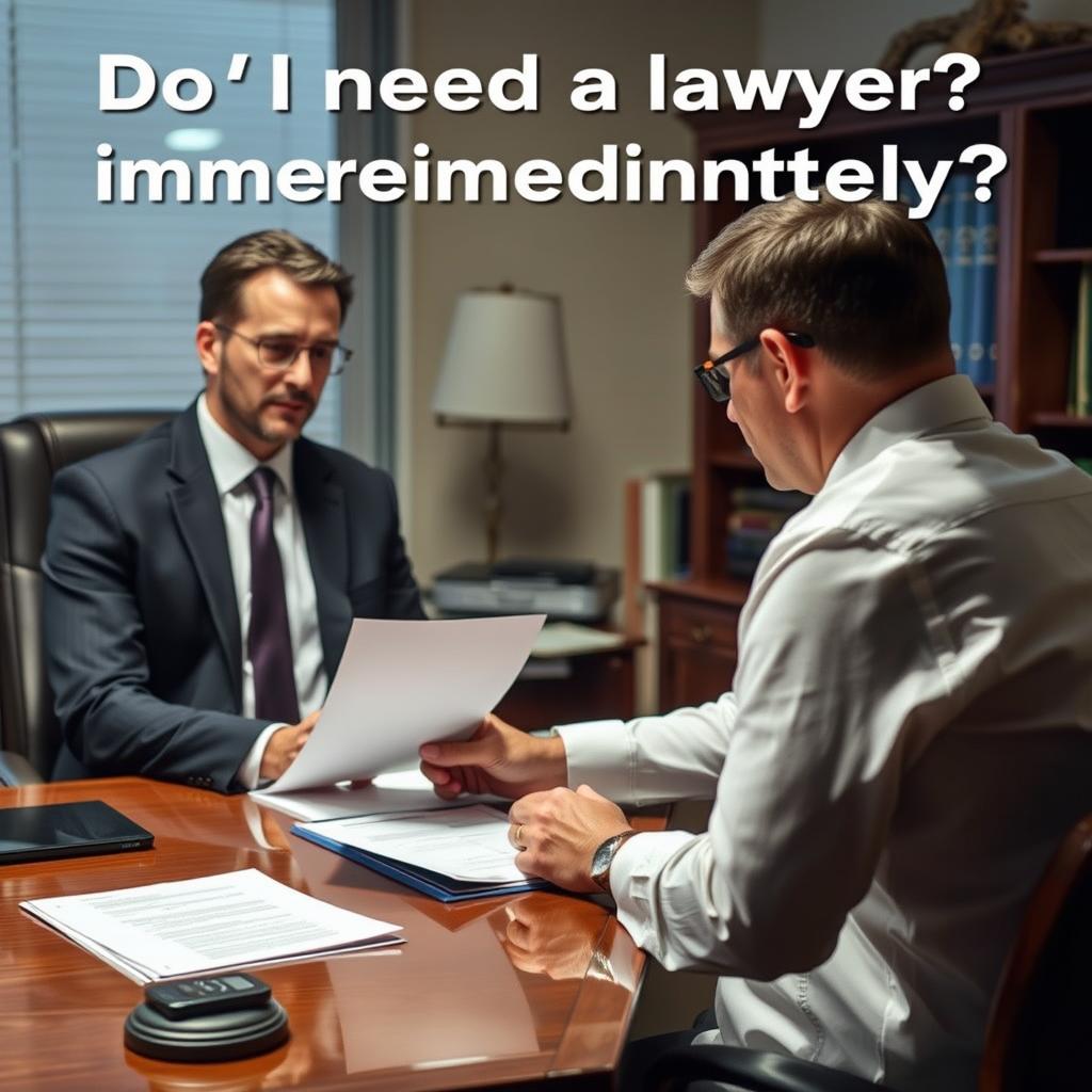 Do I need a lawyer immediately for a sex crime investigation in Worcester County