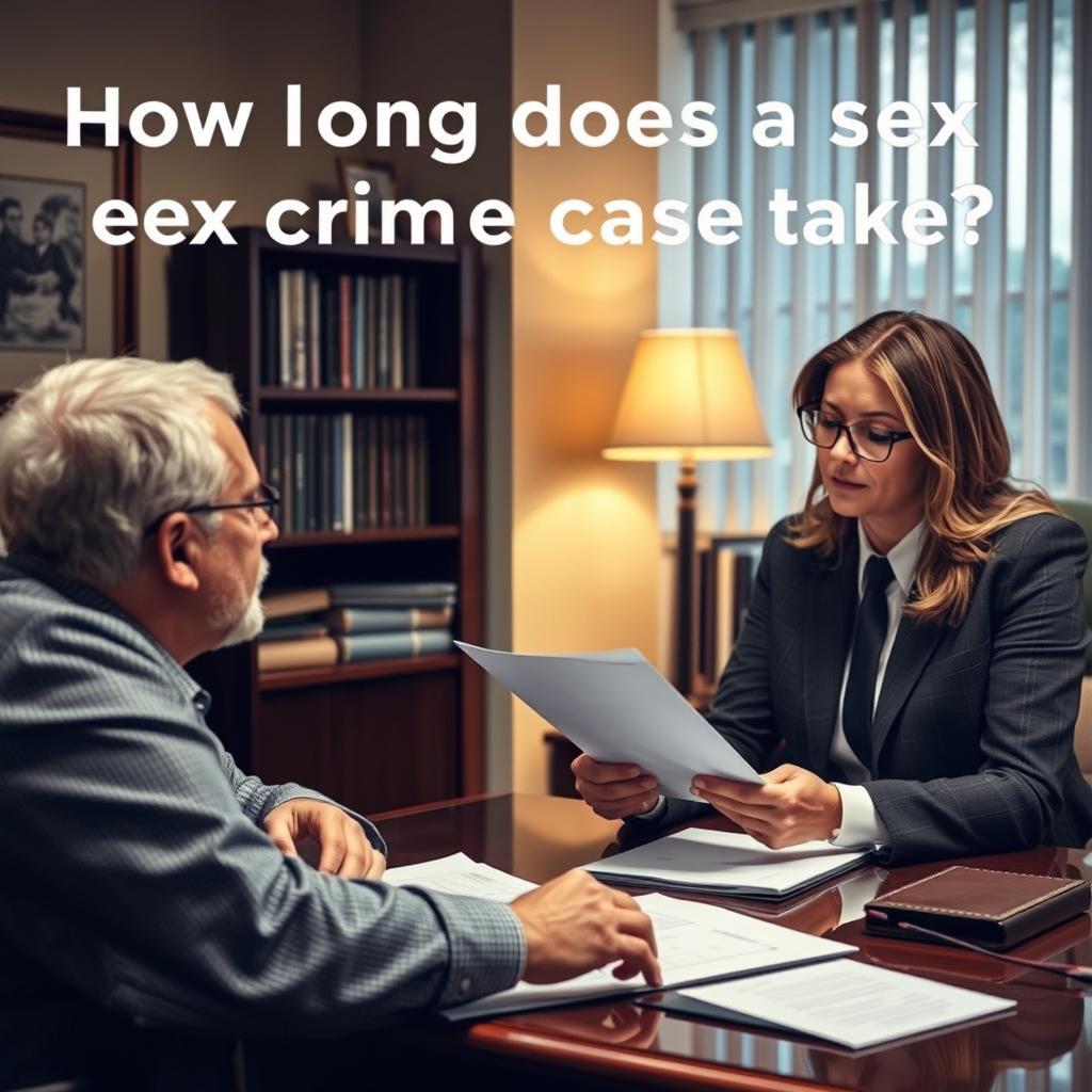 How long does a sex crime case take in Shenandoah